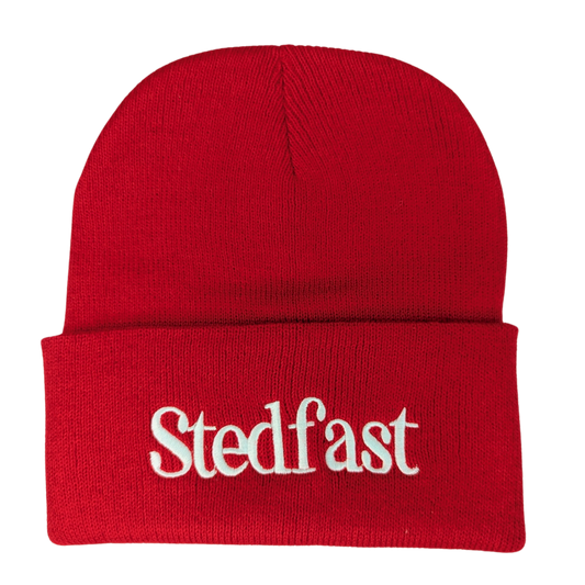 Red Stedfast Beanie